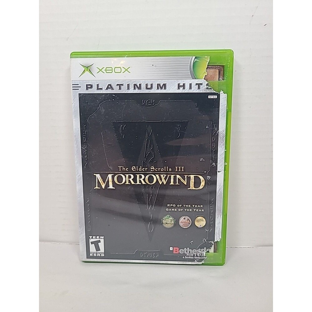 Elder Scrolls III: Morrowind - Platinum Hits  (Microsoft Xbox, 2003)